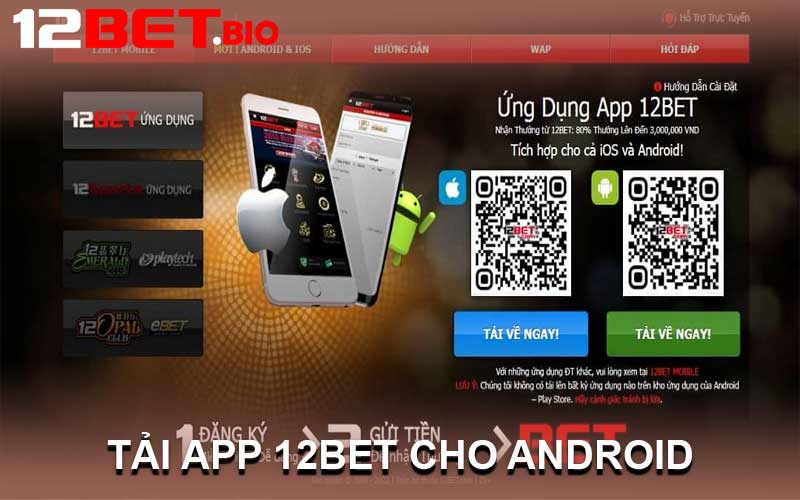 tải app 12bet cho android 